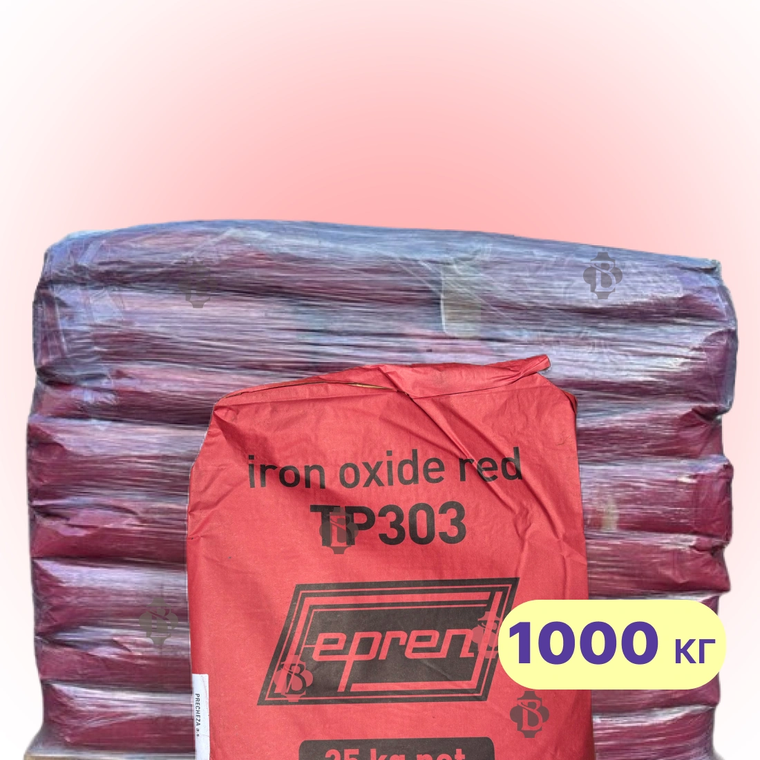 Пігмент для бетону 1000 кг (1 тн) TP303 Precheza | гурт | червоний