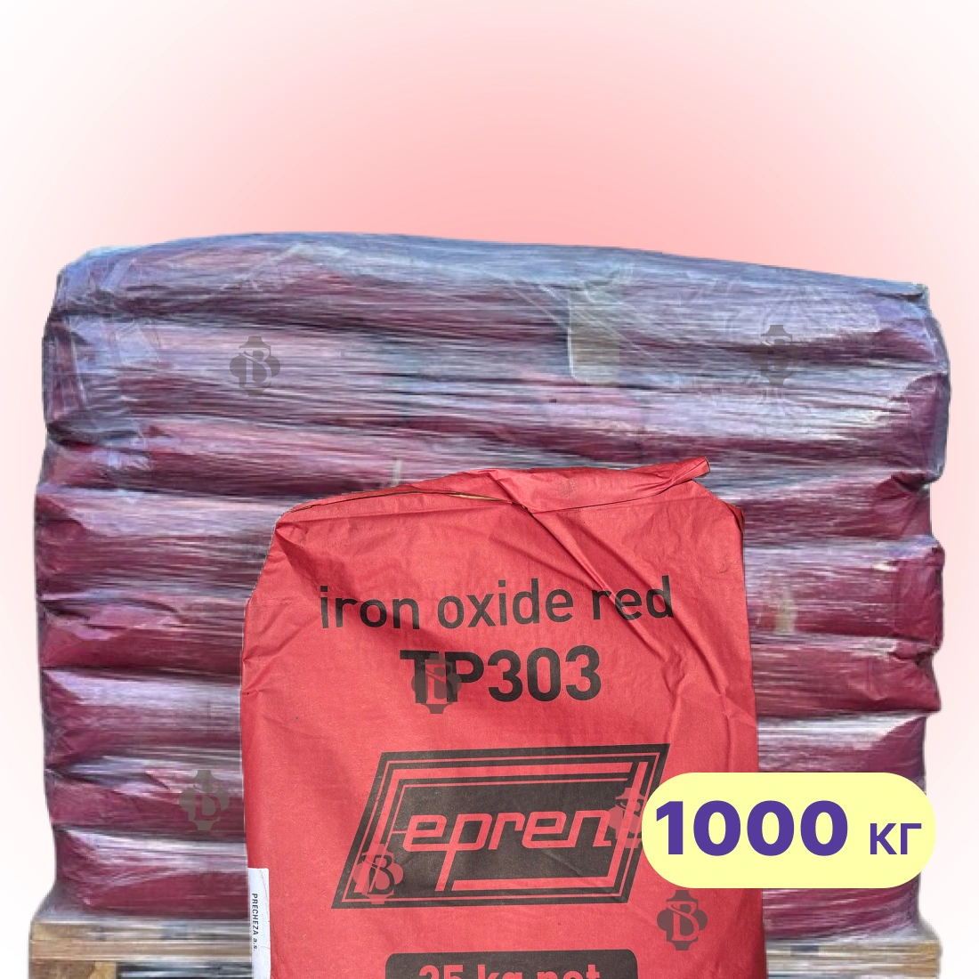 Пігмент для бетону 1000 кг (1 тн) TP303 Precheza | гурт | червоний