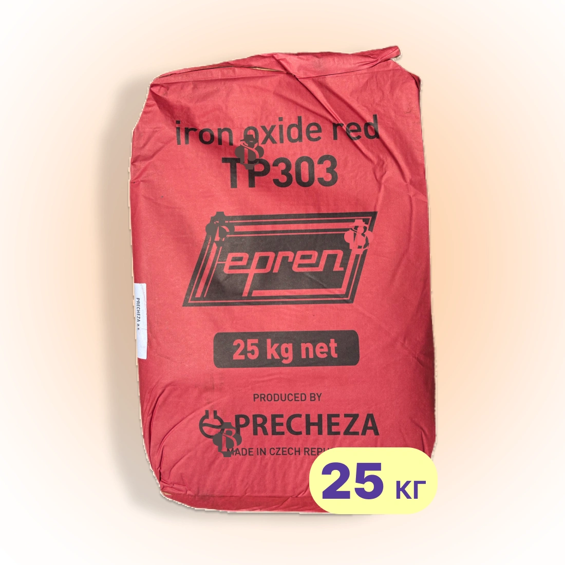 Пігмент для бетону 25 кг червоний TP303 Precheza