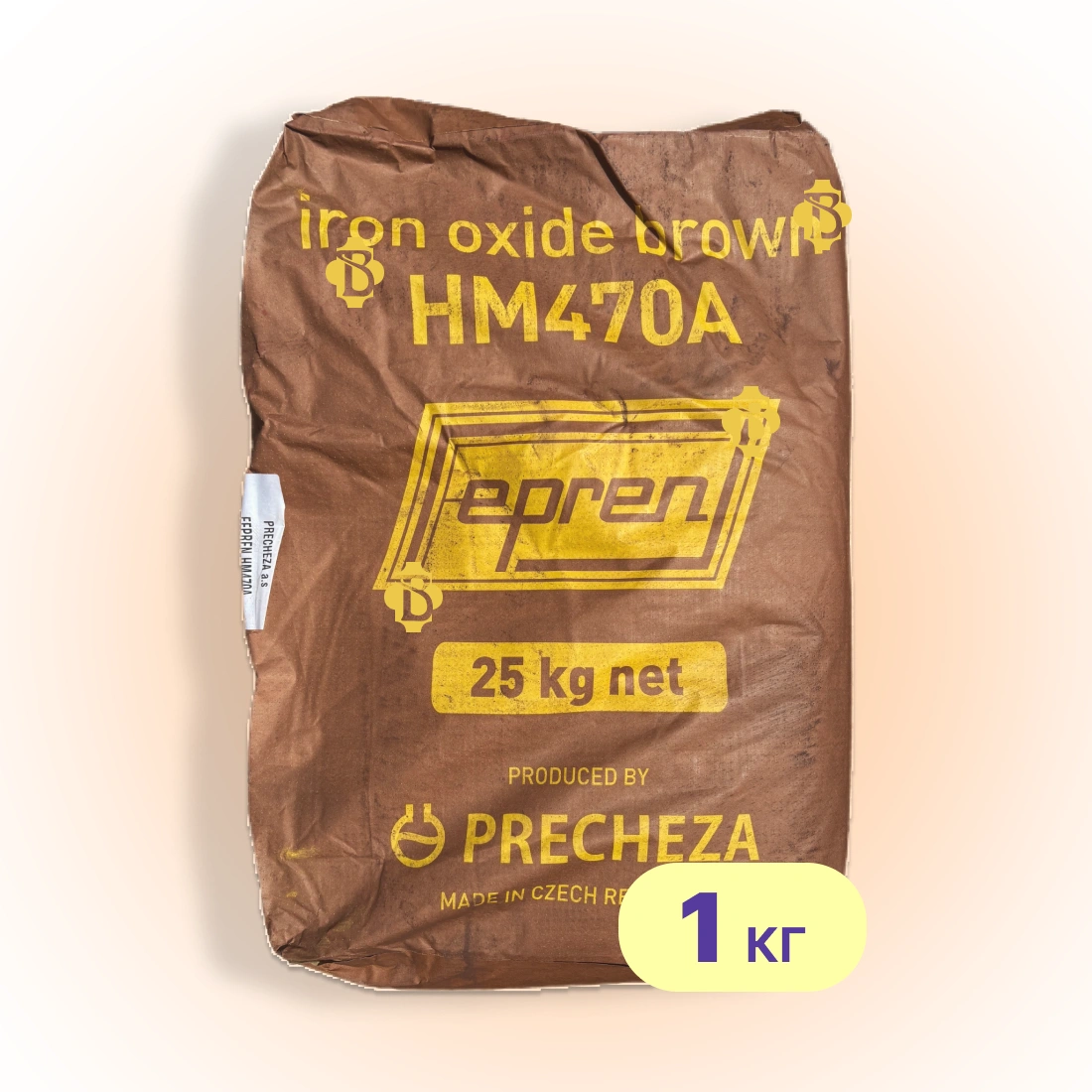 Пігмент для бетону 1 кг НМ-470А  коричневий Precheza