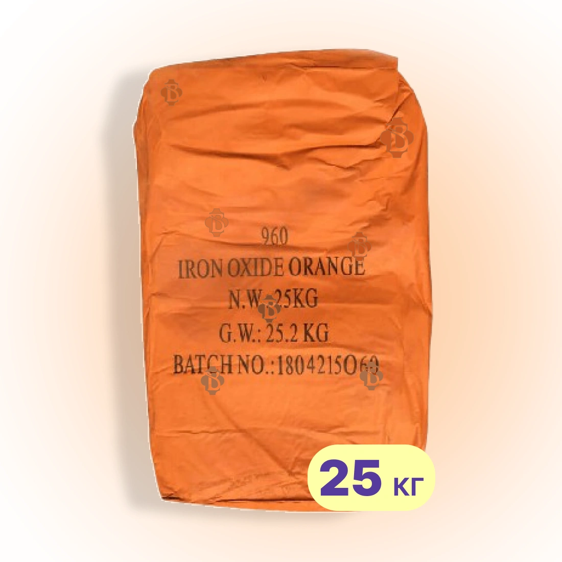 Пігмент для бетону 25 кг Помаранчевий 960 Deqing Tongchem