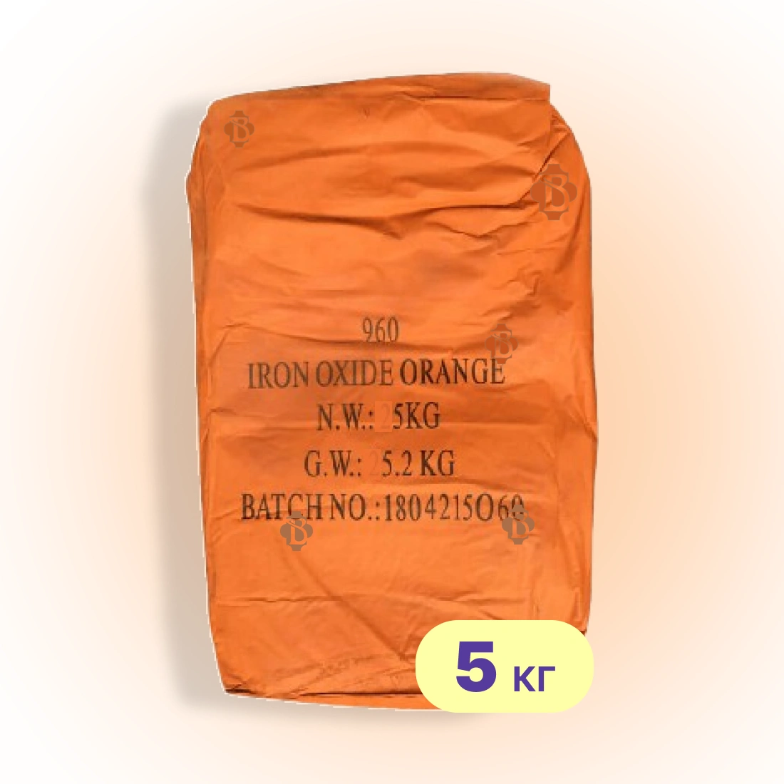 Пігмент для бетону 5 кг Помаранчевий 960 Deqing Tongchem