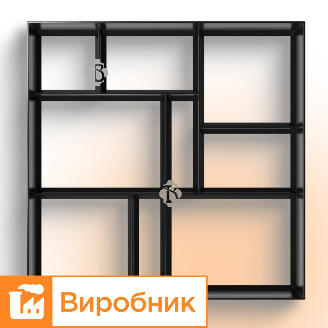 Форма для садової доріжки Брук 40×40 см | виробник Верес-2007