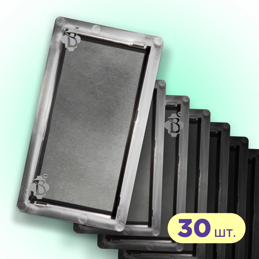 Форми h45 для тротуарної плитки Цегла гладка 30шт, Верес-2007