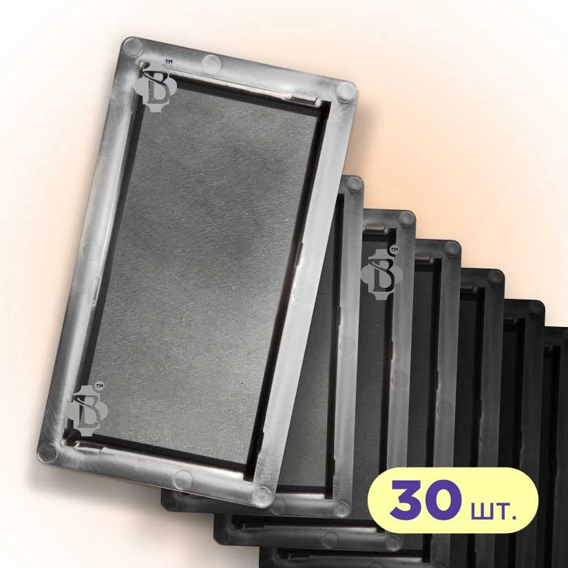 Форми h60 для тротуарної плитки Цегла гладка 30шт, Верес-2007