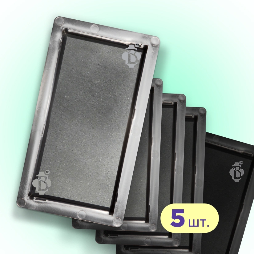 Форми h45 для тротуарної плитки Цегла гладка 5шт, Верес-2007