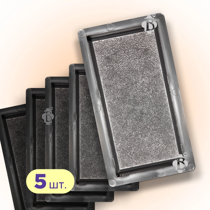 Форми h60 для тротуарної плитки Цегла шагрень 5шт, Верес-2007