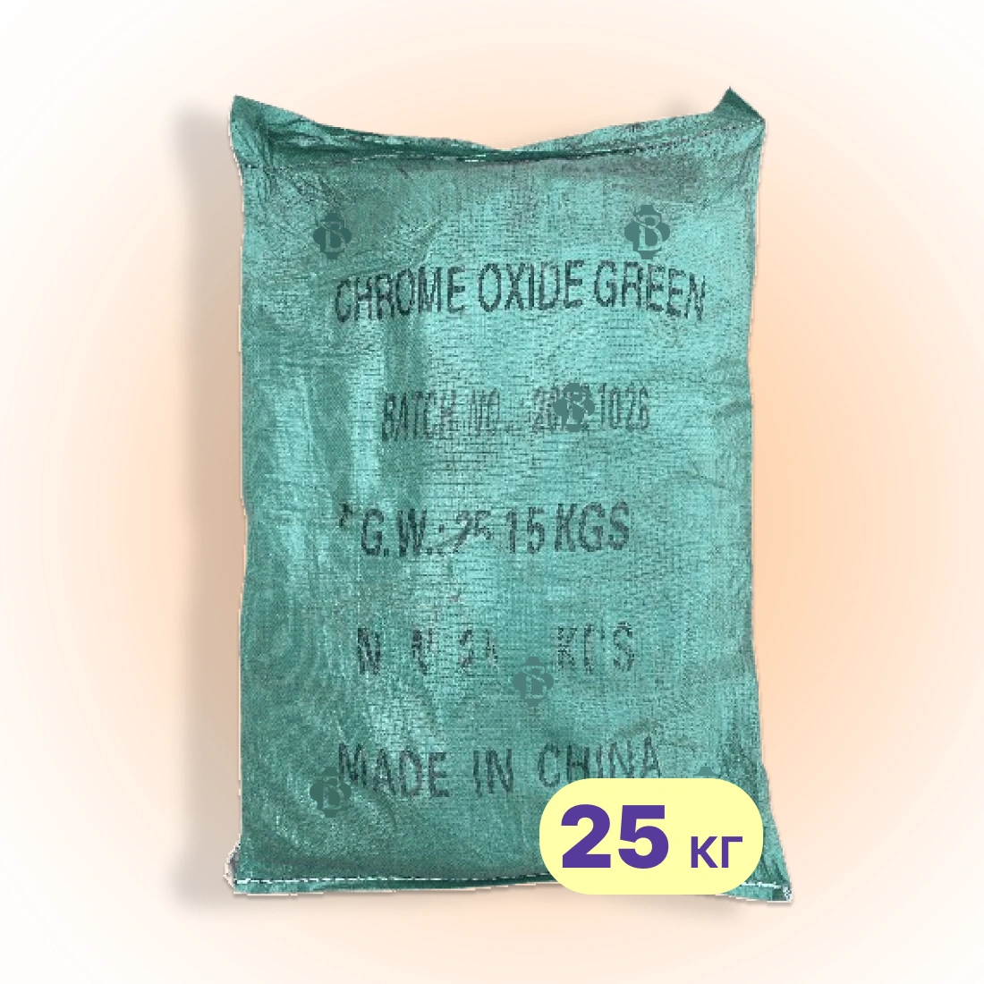 Пігмент для бетону 25 кг Зелений окис хрому