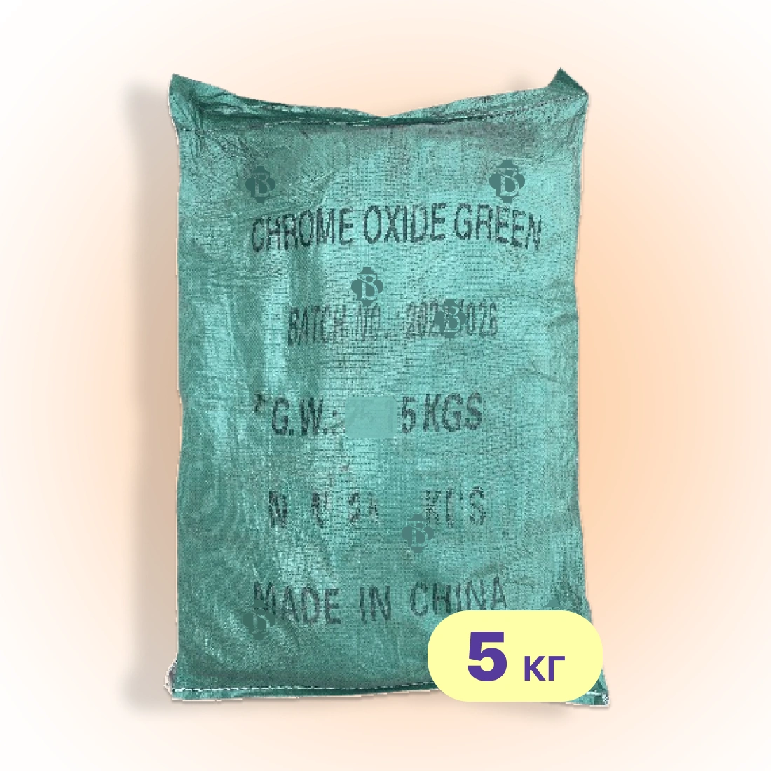 Пігмент для бетону 5 кг Зелений окис хрому