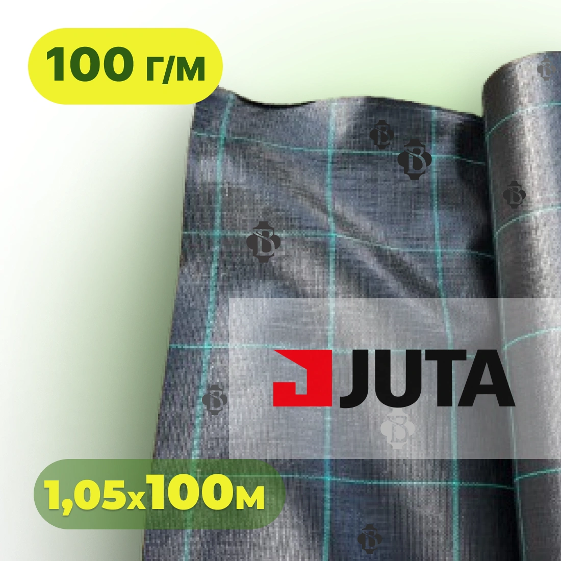 Агротканина 100 г/м² 1,05×100 м JUTA Чехія чорна