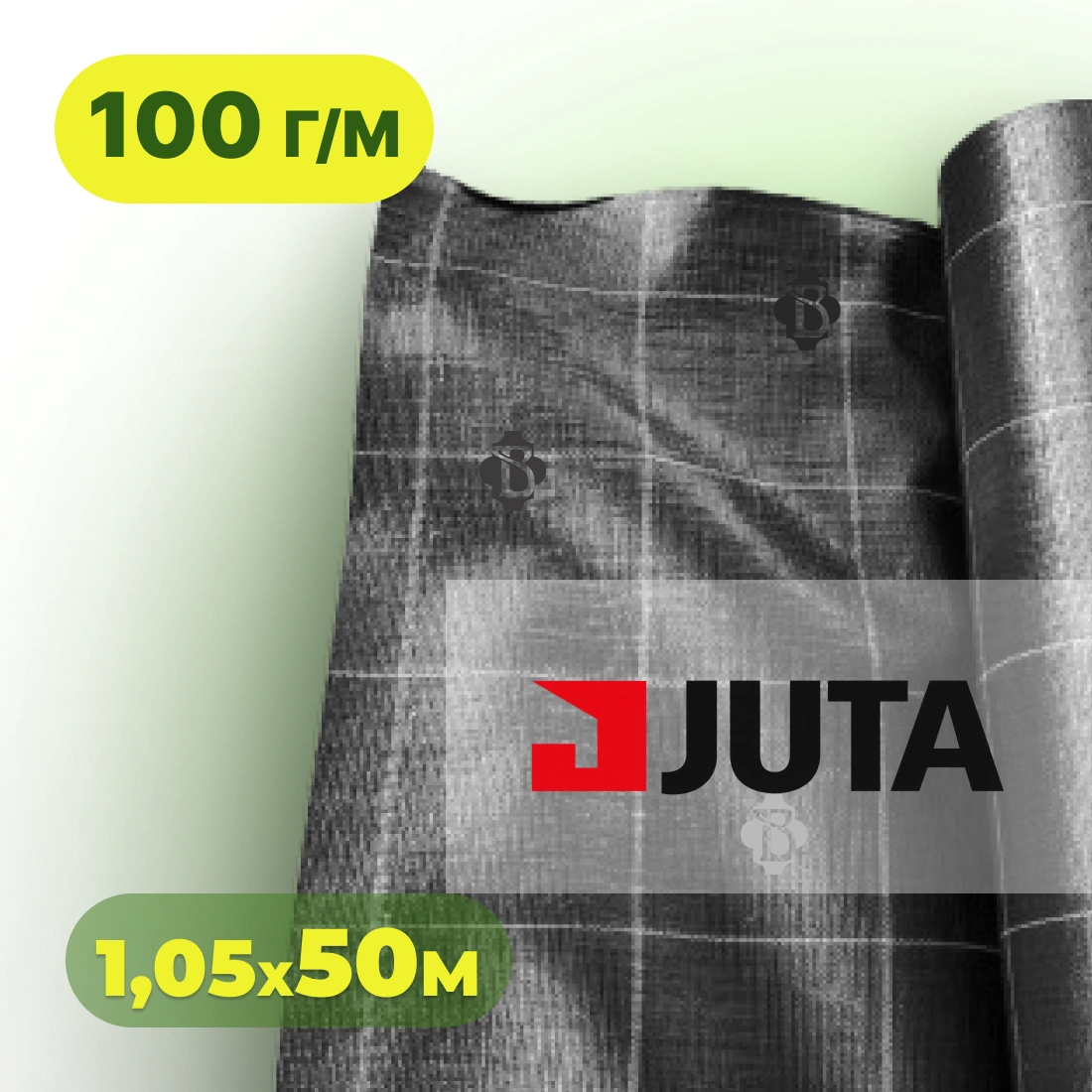 Агротканина 100 г/м² 1,05×50 м JUTA Чехія чорна