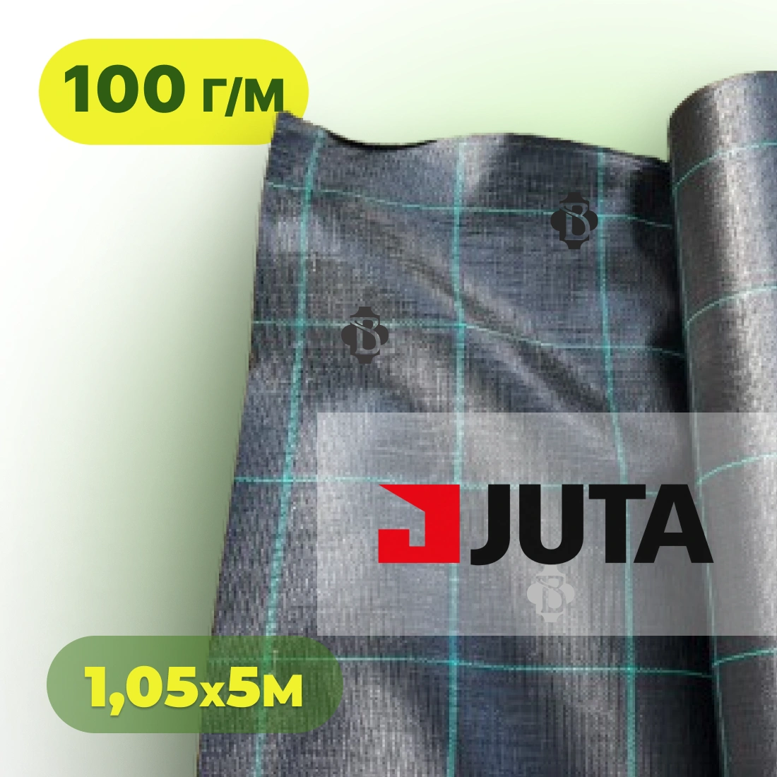 Агротканина 100 г/м² 1,05×5 м JUTA Чехія чорна