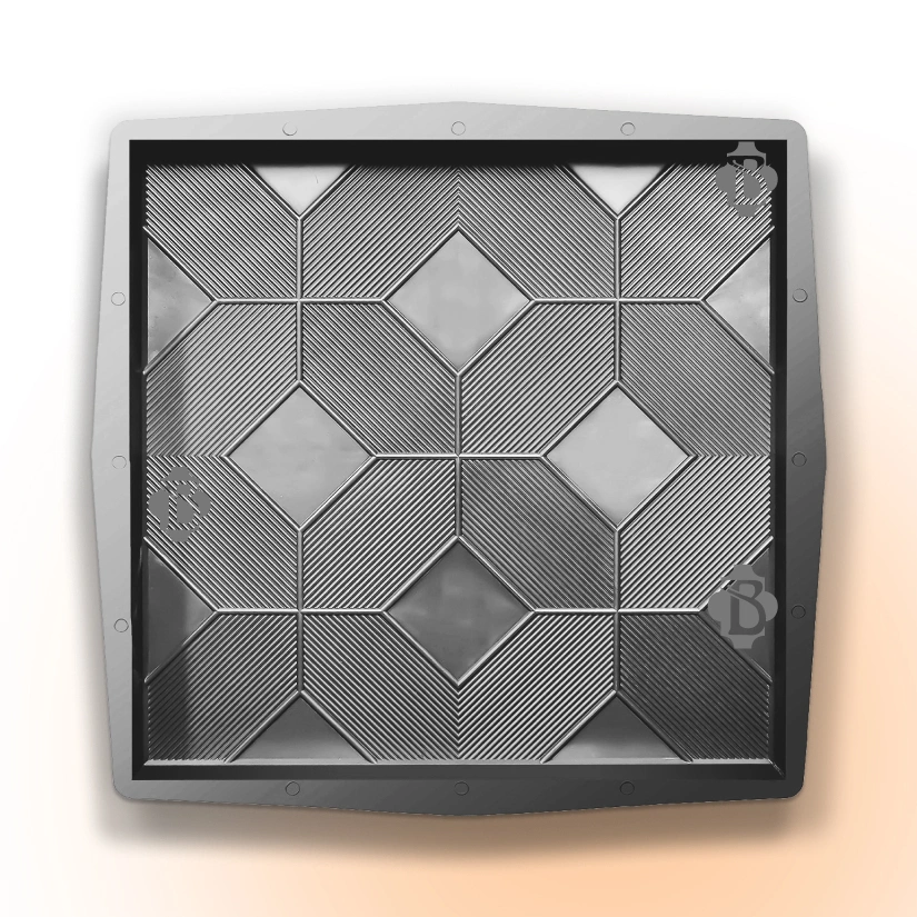 Форми 500х500 для тротуарної плитки Каштан 1шт, Верес-2007