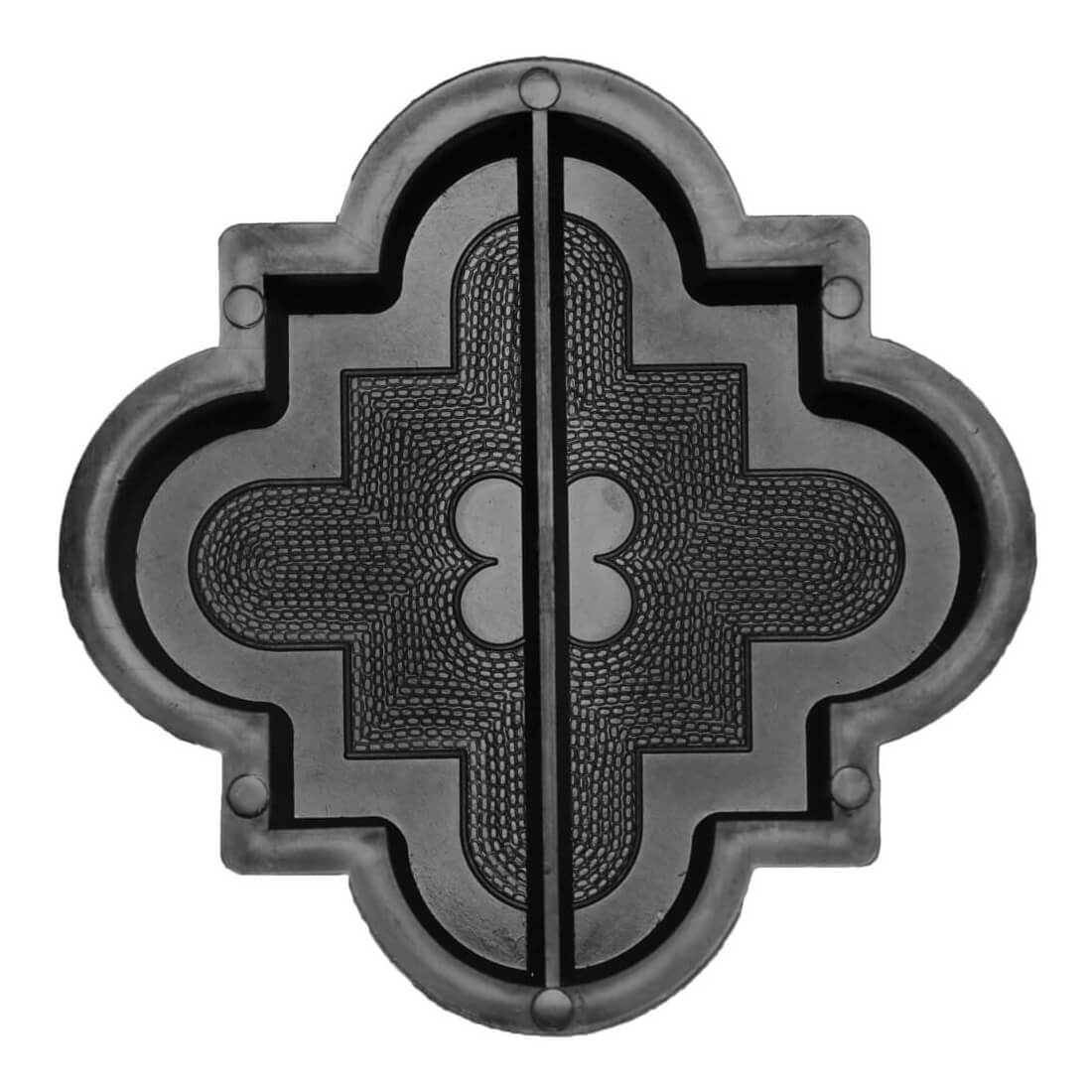 Форми для тротуарної плитки h45 Лілія мала половинки, Верес-2007