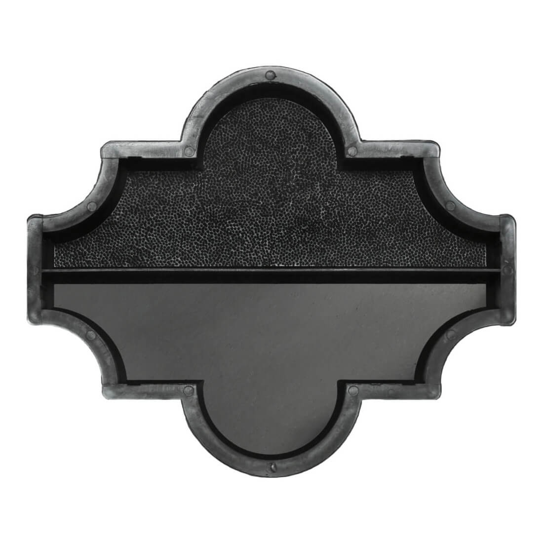 Форми для тротуарної плитки h45 Мелірія половинки поздовжні, Верес-2007