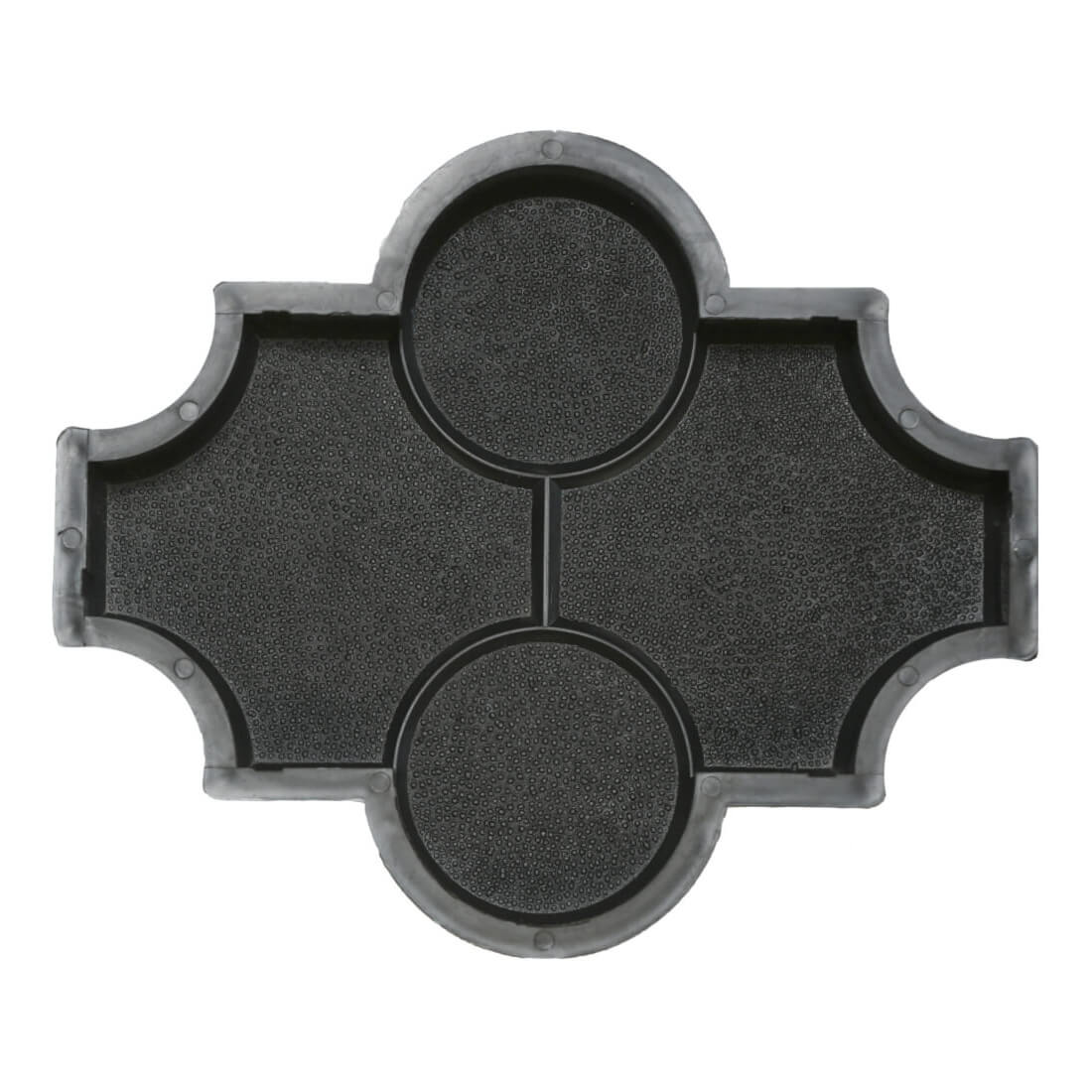 Форми для тротуарної плитки h45 Мелірія з кільцями шагрень,  Верес-2007