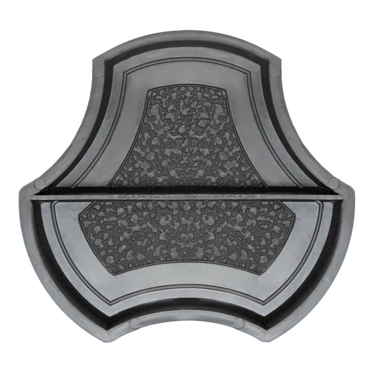 Форми для тротуарної плитки h45 Роккі половинки не симетричні, Верес-2007