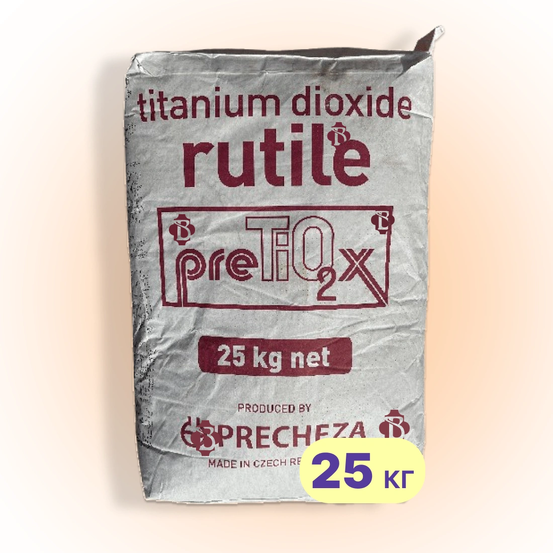 Пігмент для бетону 25 кг білий PRETIOX FS Precheza