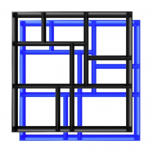 Mould for Garden path slabs  Brook 2 pcs, manufacter Veres-2007