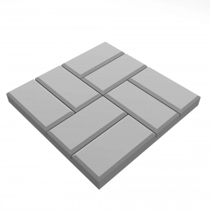 Mould for Garden path slabs Parquet 2 pcs, manufacter Veres-2007