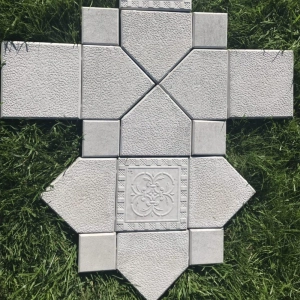 Moulds  200x100 for paving slabs Antique 2 Rough, Veres-2007