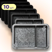 Форми h60 для тротуарної плитки 10шт Брук/Старе місто 1/3 і 2/3, Верес-2007