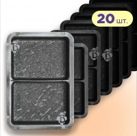 Moulds for paving slabs h60 Brook/Old Town half 20 pcs., Veres-2007