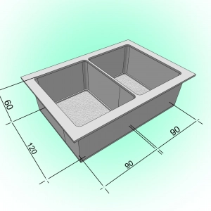 Форми h60 для тротуарної плитки 30шт Брук/Старе місто,половинка, Верес-2007