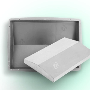 Форми для кришки на паркан 390х270х55 мм гладка, Alpha
