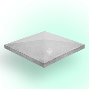 Форми для кришки на стовп 390х390х65 мм шагрень, Alpha