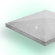 Форми для кришки на стовп 390х390х65 мм шагрень, Alpha