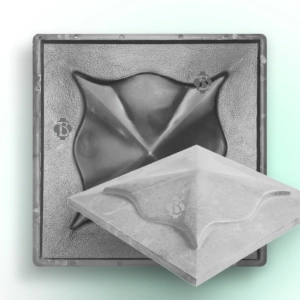 Форми для кришки на стовп Медуза 450х450х100 мм, Alpha