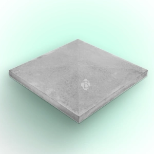 Форми для кришки на стовп 490х490х65 мм гладка, Alpha