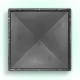 Форми для кришки на стовп 490х490х65 мм гладка, Alpha