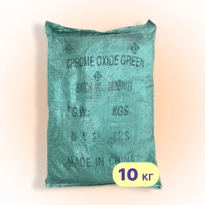 Пігмент для бетону 10 кг Зелений окис хрому АЗХЗ