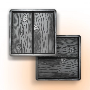 Форми 400х400 для тротуарної плитки Дошка 2шт, Верес-2007