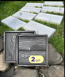 Форми 400х400 для тротуарної плитки Дошка 2шт, Верес-2007