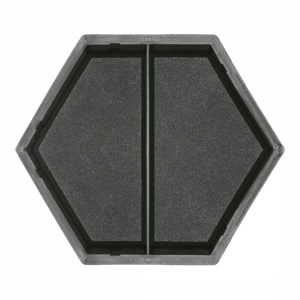 Moulds for paving slabs Hexagon Longitudinal Half, Veresk-2007