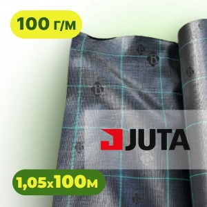 Агротканина 100 г/м² 1,05×100 м JUTA Чехія чорна