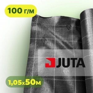 Агротканина 100 г/м² 1,05×50 м JUTA Чехія чорна