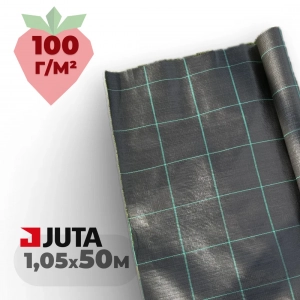 Агротканина JUTA 100 г/м², 1,05×50 м, сітка 15×15 см, Чехія
