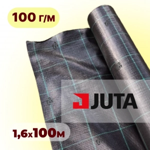 Агротканина 100 г/м² 1,60×100 м JUTA Чехія чорна