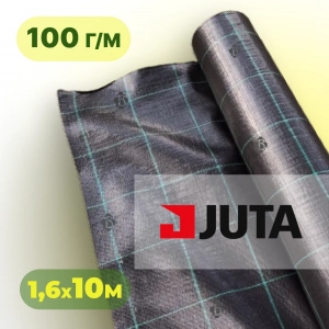 Агротканина 100 г/м² 1,60×10 м JUTA Чехія чорна
