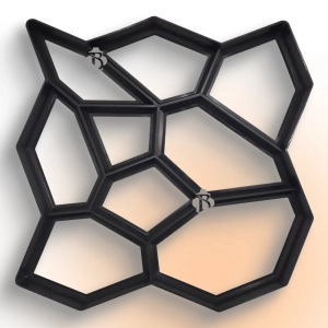 Форма Садової доріжки 600x600x50 посилена  Камінці, виробник Верес-2007