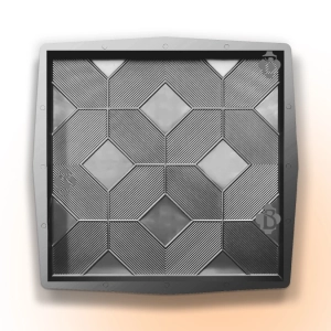 Форми 500х500 для тротуарної плитки Каштан 1шт, Верес-2007