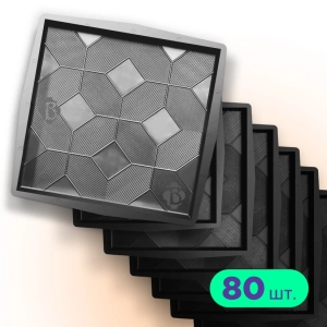 Форми 500х500 для тротуарної плитки Каштан 80шт, Верес-2007