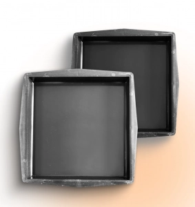 Форми 310x310 для тротуарної плитки Квадрат гладкий 2шт, Верес-2007