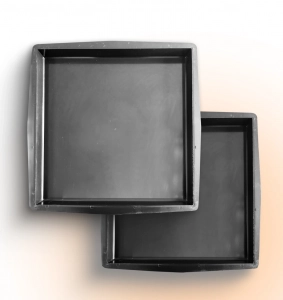 Форми 500х500 для тротуарної плитки Квадрат гладкий 2шт, Верес-2007