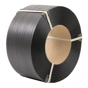 Polypropylene tape 12 mm × 0.8 mm × 2300 m packing gray