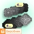 Moulds for paving slabs h25 Liliy large and Liliy small set 4 pcs, Veres-2007